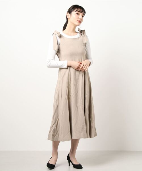 Maison de FLEUR（メゾンドフルール）の「リボンジャンパースカート 