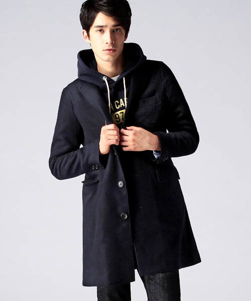 BEAMS(ビームス)の「◎BEAMS / ニット チェスターコート(チェスターコート・メンズ・ブラウン系その他/ワイン/ネイビー・LARGE/SMALL/MEDIUM/X-LARGE)」の3枚目の写真