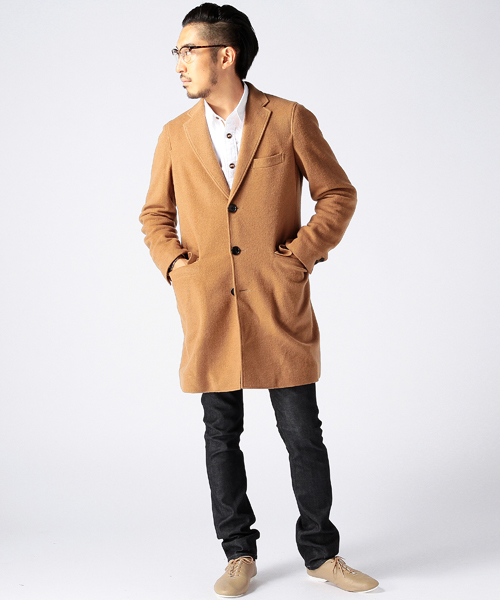 BEAMS(ビームス)の「◎BEAMS / ニット チェスターコート(チェスターコート・メンズ・ブラウン系その他/ワイン/ネイビー・LARGE/SMALL/MEDIUM/X-LARGE)」の21枚目の写真