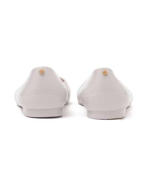 SHIPS（シップス）の「TEMPERATE for SHIPS:スクエアフラットシューズ◆（レインシューズ・レディース・ブラック/ライトグレー・36/37/38/39/40）」の6枚目の写真