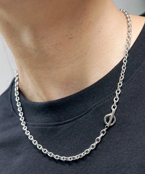 SBG（エスビー）の「SBG 金属アレルギー対応 メンズ ステンレスケーブルチェーンネックレス（ネックレス・メンズ・シルバー/シルバー系その他7/シルバー系その他4/シルバー系その他5/シルバー系その他2/シルバー系その他6/シルバー系その他/シルバー系その他3・M/S/L/40cm/45cm/50cm）」の5枚目の写真