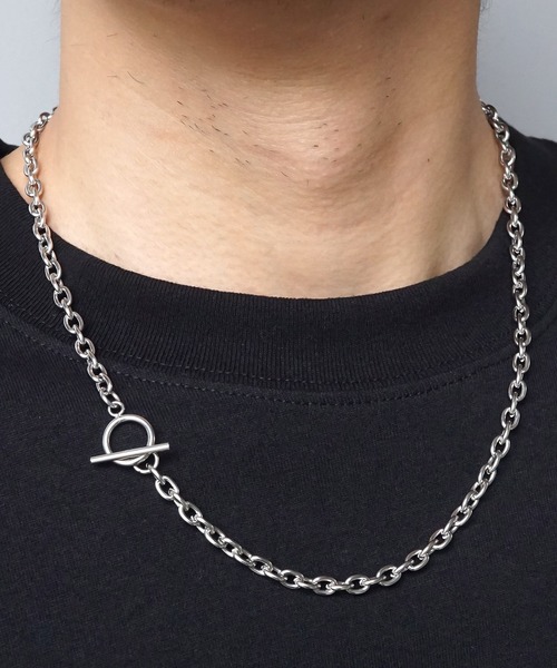 SBG（エスビー）の「SBG 金属アレルギー対応 メンズ ステンレスケーブルチェーンネックレス（ネックレス・メンズ・シルバー/シルバー系その他7/シルバー系その他4/シルバー系その他5/シルバー系その他2/シルバー系その他6/シルバー系その他/シルバー系その他3・M/S/L/40cm/45cm/50cm）」の6枚目の写真