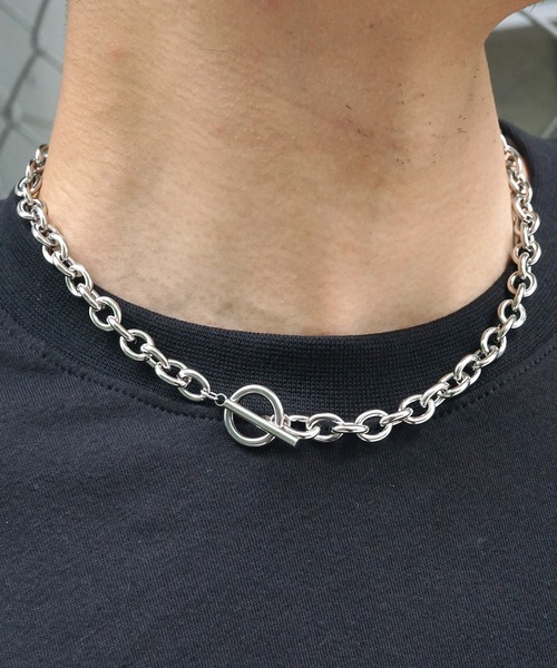 SBG（エスビー）の「SBG 金属アレルギー対応 メンズ ステンレスケーブルチェーンネックレス（ネックレス・メンズ・シルバー/シルバー系その他7/シルバー系その他4/シルバー系その他5/シルバー系その他2/シルバー系その他6/シルバー系その他/シルバー系その他3・M/S/L/40cm/45cm/50cm）」の7枚目の写真