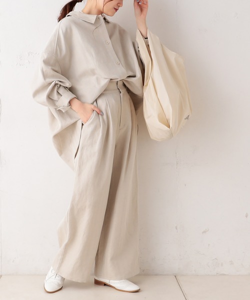 PUAL CE CIN（ピュアルセシン）の「【Du noir】リネンパンツ（その他パンツ・レディース・ブラック/ナチュラル・FREE）」の18枚目の写真