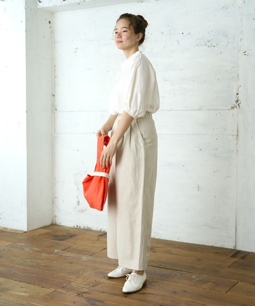 PUAL CE CIN（ピュアルセシン）の「【Du noir】リネンパンツ（その他パンツ・レディース・ブラック/ナチュラル・FREE）」の7枚目の写真