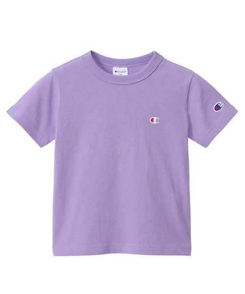 Champion（チャンピオン）の「Champion/チャンピオン　キッズ　ロゴ刺繍ワンポイント半袖Tシャツ（Tシャツ/カットソー・キッズ・オフホワイト/グレー系その他/ネイビー/ライトグリーン/オレンジ/ブラック/ベージュ/パープル/ターコイズブルー/イエロー/ライトパープル/サックスブルー/ラベンダー・100cm/110cm/140cm/150cm/160cm/120cm/170cm/130cm）」の11枚目の写真
