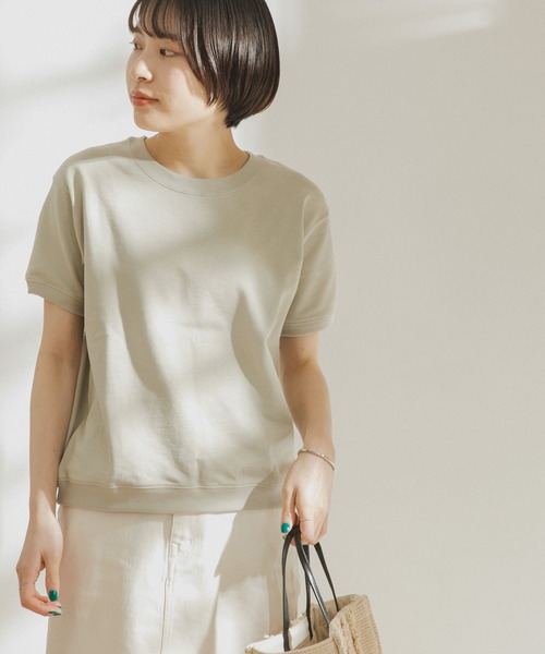 FORK&SPOON（フォークアンドスプーン）の「FORK&SPOON　ヘビーウェイトショートスリーブTシャツ（Tシャツ/カットソー・レディース・グリーン系その他/ピンク系その他/オフホワイト/ネイビー・ONE）」の3枚目の写真