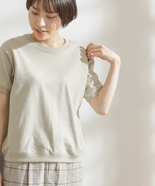 FORK&SPOON（フォークアンドスプーン）の「FORK&SPOON　ヘビーウェイトショートスリーブTシャツ（Tシャツ/カットソー・レディース・グリーン系その他/ピンク系その他/オフホワイト/ネイビー・ONE）」の18枚目の写真