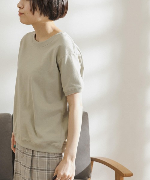 FORK&SPOON（フォークアンドスプーン）の「FORK&SPOON　ヘビーウェイトショートスリーブTシャツ（Tシャツ/カットソー・レディース・グリーン系その他/ピンク系その他/オフホワイト/ネイビー・ONE）」の13枚目の写真