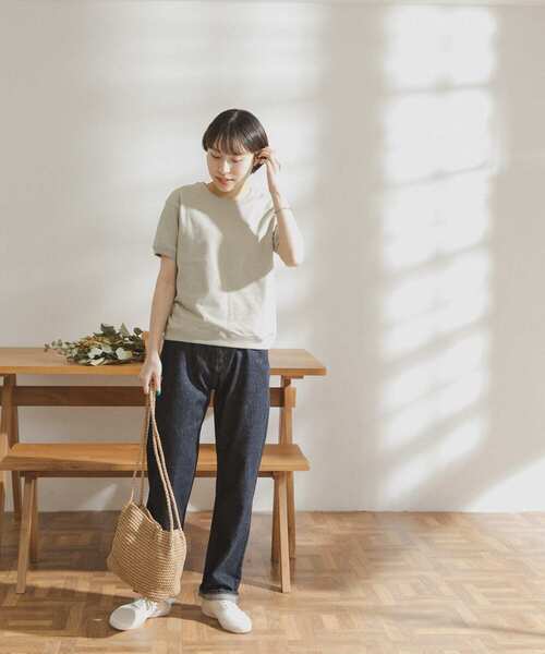 FORK&SPOON（フォークアンドスプーン）の「FORK&SPOON　ヘビーウェイトショートスリーブTシャツ（Tシャツ/カットソー・レディース・グリーン系その他/ピンク系その他/オフホワイト/ネイビー・ONE）」の14枚目の写真