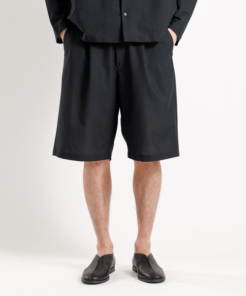 ADAM ET ROPE'(アダムエロペ)の「【吸水速乾/超軽量】ルーズイージーバギーショーツ/セットアップ対応(その他パンツ・メンズ・ブラック・S/M/L/XL/XS)」の8枚目の写真