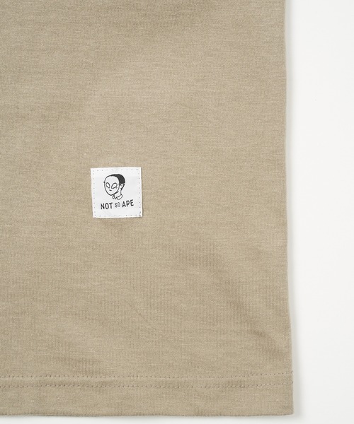 Not So Ape（ノットソーエイプ）の「Not so ApeグラフィックTシャツ（Tシャツ/カットソー・メンズ・ホワイト/ベージュ・FREE）」の12枚目の写真