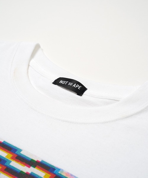 Not So Ape（ノットソーエイプ）の「Not so ApeグラフィックTシャツ（Tシャツ/カットソー・メンズ・ホワイト/ベージュ・FREE）」の8枚目の写真