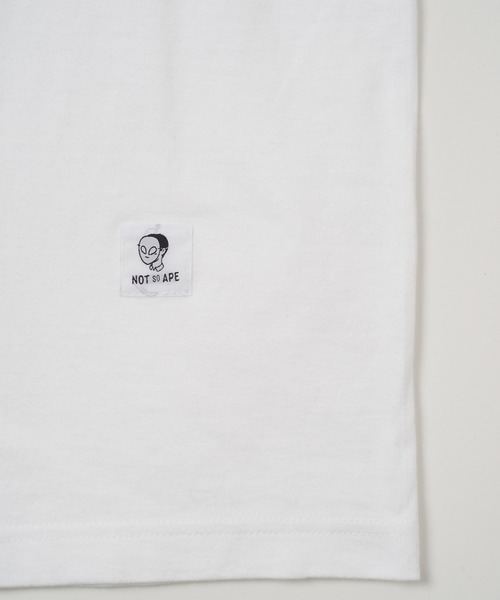 Not So Ape（ノットソーエイプ）の「Not so ApeグラフィックTシャツ（Tシャツ/カットソー・メンズ・ホワイト/ベージュ・FREE）」の15枚目の写真