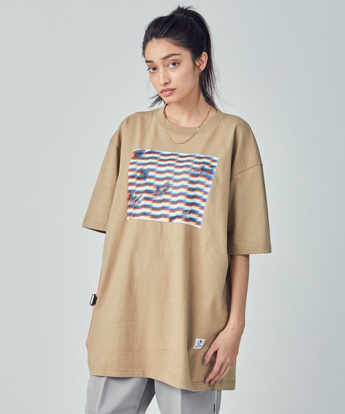 Not So Ape（ノットソーエイプ）の「Not so ApeグラフィックTシャツ（Tシャツ/カットソー・メンズ・ホワイト/ベージュ・FREE）」の3枚目の写真