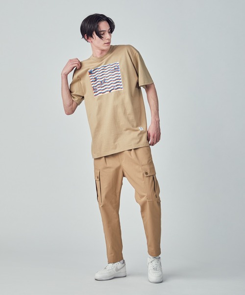 Not So Ape（ノットソーエイプ）の「Not so ApeグラフィックTシャツ（Tシャツ/カットソー・メンズ・ホワイト/ベージュ・FREE）」の11枚目の写真