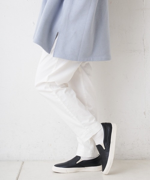 PUAL CE CIN（ピュアルセシン）の「JAPAN MADE／日本製　ストレッチスリムパンツ（その他パンツ・レディース・ホワイト/ベージュ/ブラック/ナチュラル・FREE）」の9枚目の写真