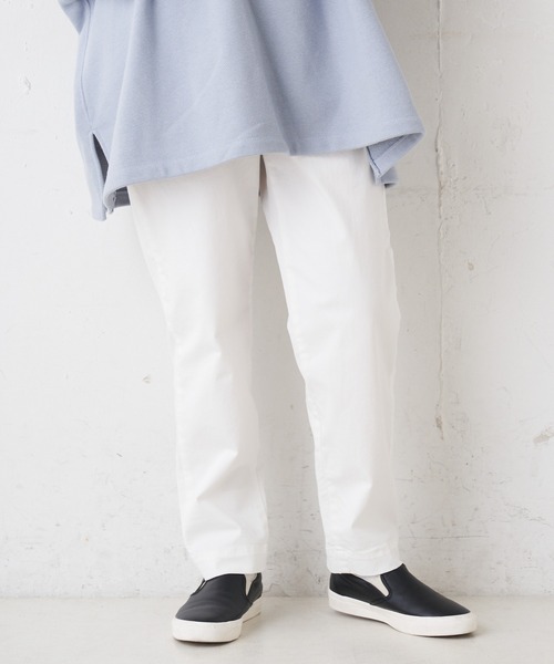 PUAL CE CIN（ピュアルセシン）の「JAPAN MADE／日本製　ストレッチスリムパンツ（その他パンツ・レディース・ホワイト/ベージュ/ブラック/ナチュラル・FREE）」の8枚目の写真
