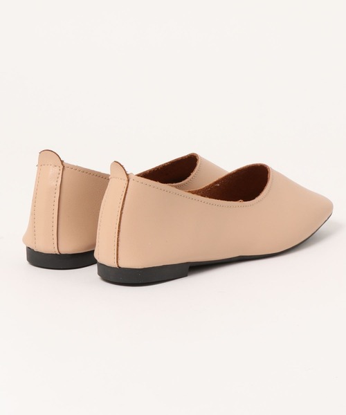 LAC-VERT(ラック・ヴェール)の「【LAC VERT/ラック・ヴェール】ベーシックフラットシューズ(バレエシューズ・レディース・ブラック/ベージュ/ホワイト・L/S/M)」の4枚目の写真