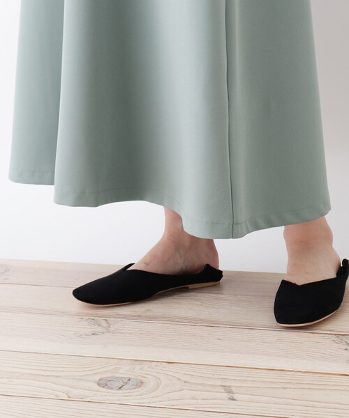 DRESKIP(ドレスキップ)の「◆Vネックサス付きロングジャンスカ(スカート・レディース・グリーン系/ブラック/オフホワイト・03/02)」の9枚目の写真