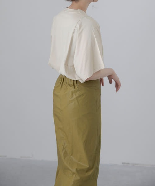 LAATO（ラート）の「LOOSE STITCH T-SHIRTS（Tシャツ/カットソー・レディース・ホワイト/チャコールグレー/オフホワイト・FREE）」の11枚目の写真