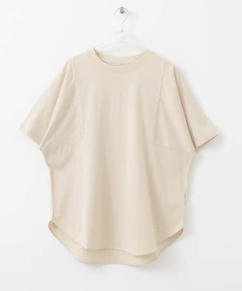 LAATO（ラート）の「LOOSE STITCH T-SHIRTS（Tシャツ/カットソー・レディース・ホワイト/チャコールグレー/オフホワイト・FREE）」の16枚目の写真