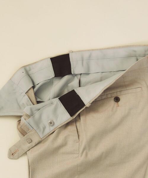 green label relaxing(グリーンレーベルリラクシング)の「< 機能 / 洗濯機洗い可 > TC シャーク マジコンフォート スリム NP スラックス #(スラックス・メンズ・グレー/ネイビー/ベージュ・MEDIUM/SMALL/LARGE/X-SMALL/X-LARGE)」の9枚目の写真