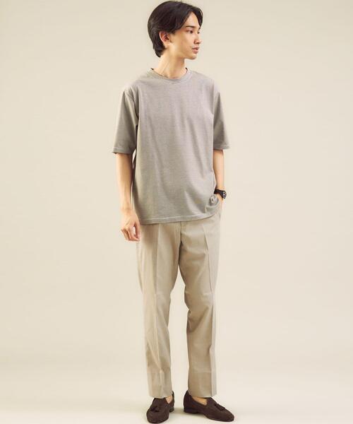 green label relaxing(グリーンレーベルリラクシング)の「< 機能 / 洗濯機洗い可 > TC シャーク マジコンフォート スリム NP スラックス #(スラックス・メンズ・グレー/ネイビー/ベージュ・MEDIUM/SMALL/LARGE/X-SMALL/X-LARGE)」の12枚目の写真