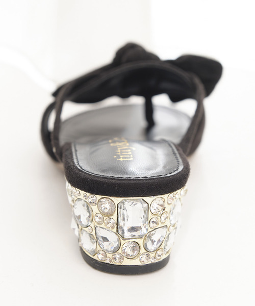 TITTY&CO.（ティティーアンドコー）の「リボンフラットサンダル（サンダル・レディース・ブラック/レッド/マルチ・SMALL/MEDIUM/LARGE）」の10枚目の写真