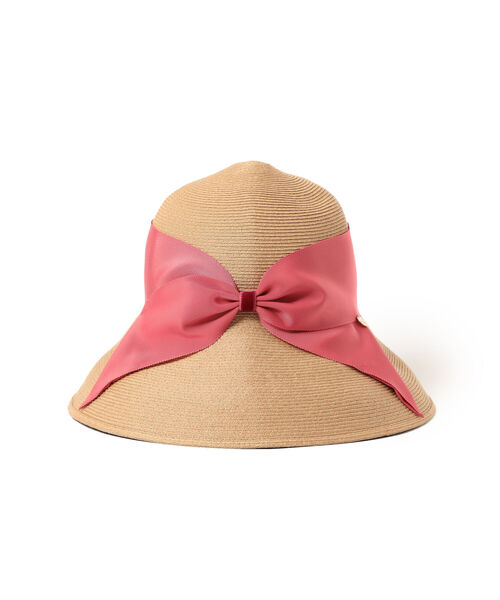 Demi-Luxe BEAMS(デミルクス ビームス)の「Athena New York / Risako ハット NUDE(ハット・レディース・ダークブラウン/ネイビー/サックスブルー/グリーン/アイボリー/モカ/ブラウン系その他/ピンク系その他/ライトピンク/フューシャピンク・ONE SIZE)」の10枚目の写真