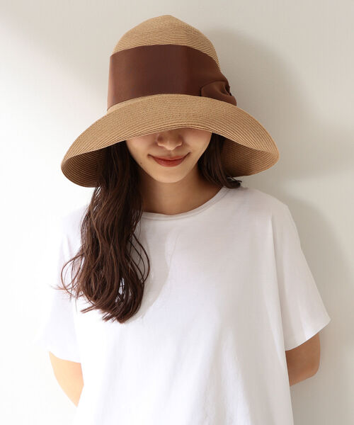 Demi-Luxe BEAMS(デミルクス ビームス)の「Athena New York / Risako ハット NUDE(ハット・レディース・ダークブラウン/ネイビー/サックスブルー/グリーン/アイボリー/モカ/ブラウン系その他/ピンク系その他/ライトピンク/フューシャピンク・ONE SIZE)」の11枚目の写真