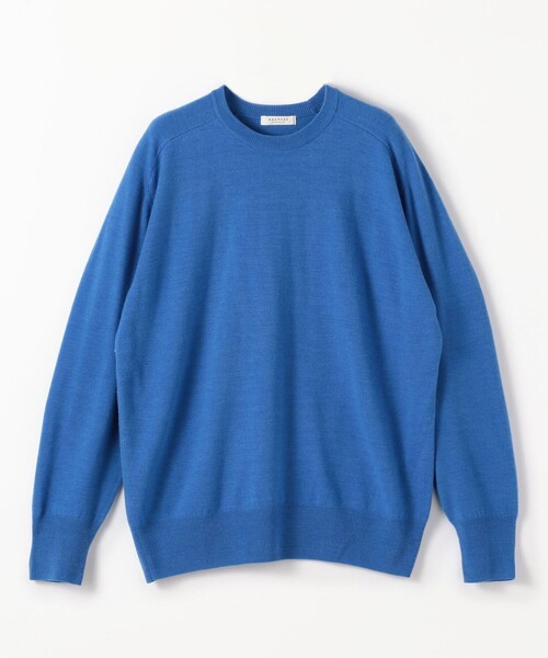 TOMORROWLAND （トゥモローランド）の「プレーンウール クルーネックプルオーバー（ニット/セーター・レディース・ライトグレー/ネイビー/レッド/ブルー/ボルドー/ライトベージュ/レッド系その他2・S/M）」の5枚目の写真