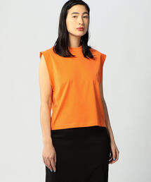 EDITION | PIMA CO JERSEY ノースリーブプルオーバー(Tシャツ/カットソー)