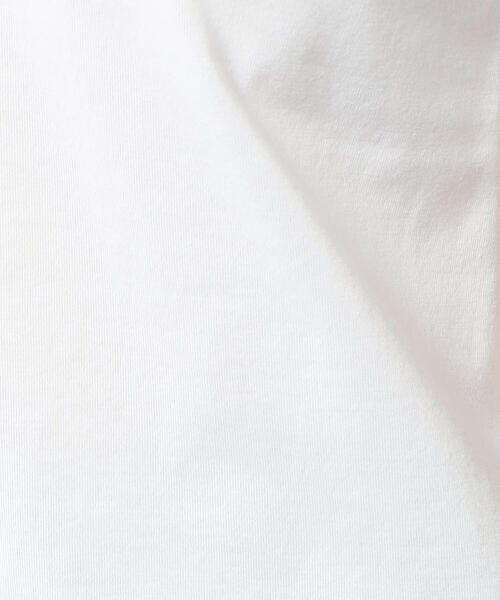 EDITION（エディション）の「PIMA CO JERSEY ノースリーブプルオーバー（Tシャツ/カットソー・レディース・ホワイト/シャーベット/ブラック・FREE）」の4枚目の写真