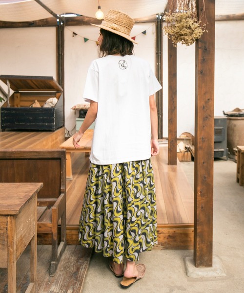 チャイハネ（チャイハネ）の「【チャイハネ】アフリカン幾何学柄ロングスカート（スカート・レディース・イエロー/ブルー/レッド・FREE）」の18枚目の写真