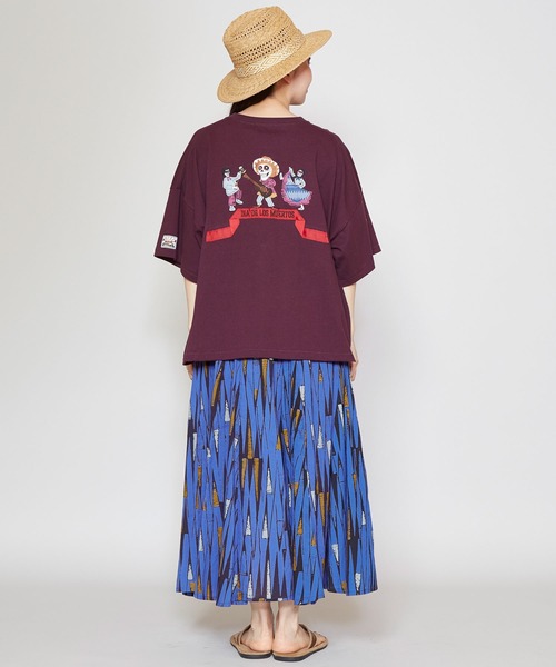 チャイハネ（チャイハネ）の「【チャイハネ】アフリカン幾何学柄ロングスカート（スカート・レディース・イエロー/ブルー/レッド・FREE）」の12枚目の写真