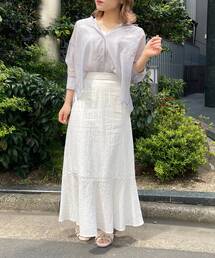 MAJESTIC LEGON | アンニュイパターンマーメイドスカート(スカート)