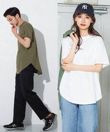 coca（coca） | ユニセックス シルキータッチテールカットTシャツ(Tシャツ/カットソー)