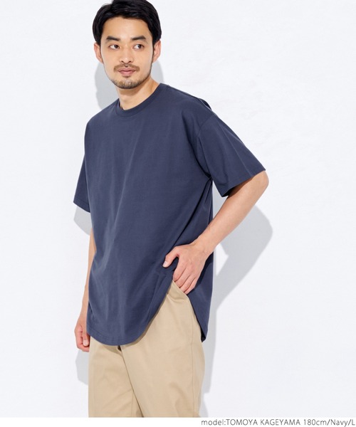 coca（coca）（コカ）の「ユニセックス シルキータッチテールカットTシャツ（Tシャツ/カットソー・レディース・ホワイト/カーキ/ブラック/ネイビー・XL/M/L/S）」の21枚目の写真