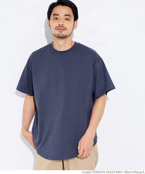 coca（coca）（コカ）の「ユニセックス シルキータッチテールカットTシャツ（Tシャツ/カットソー・レディース・ホワイト/カーキ/ブラック/ネイビー・XL/M/L/S）」の12枚目の写真