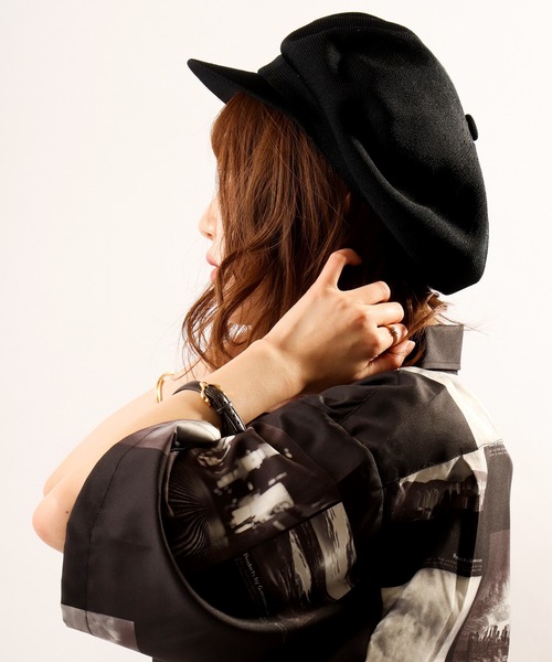 KANGOL(カンゴール)の「Tropic Spitfire スピットファイア キャスケット(キャスケット・レディース・ブラック/ブラウン/ネイビー・M/L)」の18枚目の写真