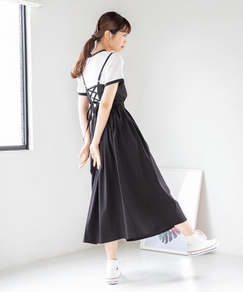 セール バックレースアップキャミワンピース ワンピース Me ミィパーセント のファッション通販 Zozotown