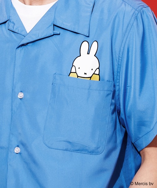 Miffy( ミッフィー)の「【MIFFY/ミッフィー】バックプリントオープンカラー(開襟)シャツ(シャツ/ブラウス・メンズ・ホワイト/ブルー/ベージュ系その他/ライトベージュ・SMALL/MEDIUM/LARGE/X-LARGE)」の18枚目の写真