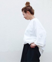 オーガニックテンジク クルーネックプルオーバー