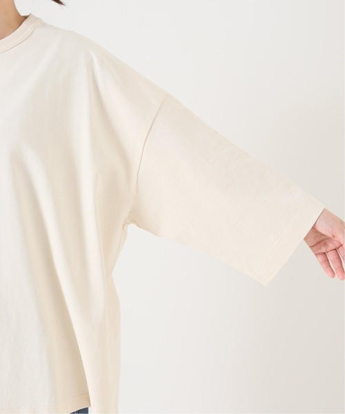 JOURNAL STANDARD LUXE(ジャーナルスタンダード ラックス)の「オーガニックテンジク クルーネックプルオーバー(Tシャツ/カットソー・レディース・ホワイト/ブラック/アイボリー・FREE)」の17枚目の写真