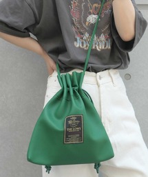 CORNERS | 2WAYレザー巾着ショルダーバッグ(ショルダーバッグ)