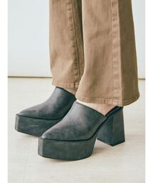 EVRIS | チャンキーヒールミュール(サンダル)