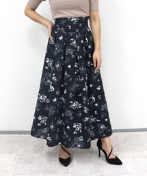ROYAL PARTY | モダンフラワーフレアスカート(スカート)