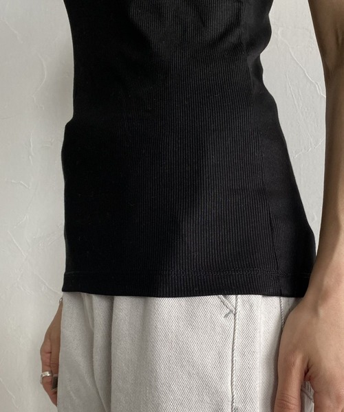 PAGEBOY（ページボーイ）の「【CORE】レイヤーアシメタンク（タンクトップ・レディース・ブラック/ベージュ系その他・FREE）」の13枚目の写真