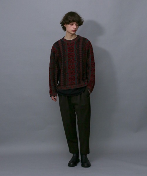 Iroquois（イロコイ）の「7GG COOGI TUCK KNIT（ニット/セーター